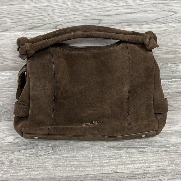 NWT LA GIOE DI TOSCANA Limited Edition Brown Calf Hair Suede Leather Handbag - Picture 5 of 12